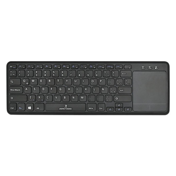 Teclado inalámbrico con touch pad teclas de Tijera y Accesos Rapidos PC-201021