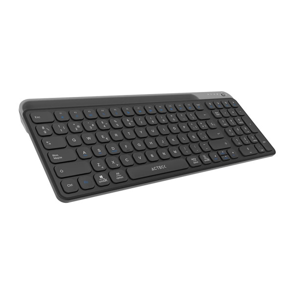 TECLADO ACTECK INSPIRE TREK TI747 / INALAMBRICO / MULTIDISPOSITIVO DUAL / WINDOWS - MAC - ANDROID / ESPAÑOL / 99 TECLAS /