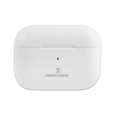 AUDIFONOS PERFECT CHOICE TWS ENC CON CARGA INALAMBRICA NESH BLANCO PC-117193