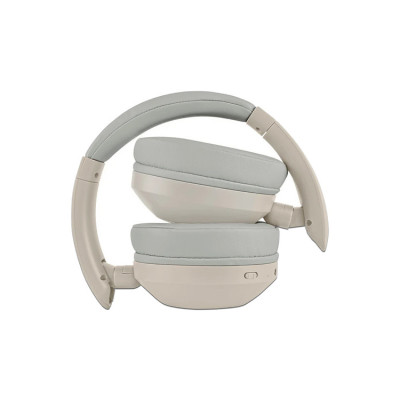 AUDIFONOS ON-EAR INALAMBRICOS PLEGABLES MANOS LIBRES CON BT PERFECT CHOICE SOUNDIA - TAUPE PC-117148