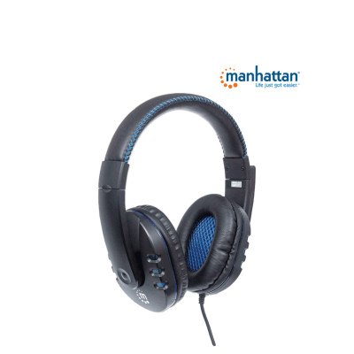 AUDIFONOS DIADEMA, MANHATTAN,176088,AUDIFONO C/MICROFONO USB GAMING