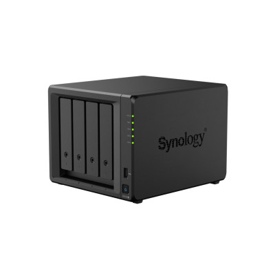 NAS SYNOLOGY DS925+ /4 BAHIAS NUCLEO CUADRUPLE 2.2 GHZ/ HASTA 80 TB, 4GB DDR4 AMPLIABLE A 32GB/ 2 PTOS LAN 2.5GBE/USB 3.2 X 2/