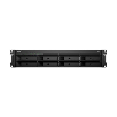 NAS SYNOLOGY RS1221RP+ /FUENTE REDUNDANTE/8 BAHIAS EXPAN HASTA 12 CON UNIDAD DE EXPANSIN RACK 2U/ NUCLEO CUADRUPLE 2.2GHZ/ AMD