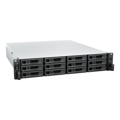 NAS SYNOLOGY RS2423RP+II /12 BAHIAS/ FUENTE REDUNDANTE/ NUCLEO CUADRUPLE 3.3GHZ/8GB DDR4/ HASTA 288 TB/ 1GBE LAN X2/ LAN 10GBE