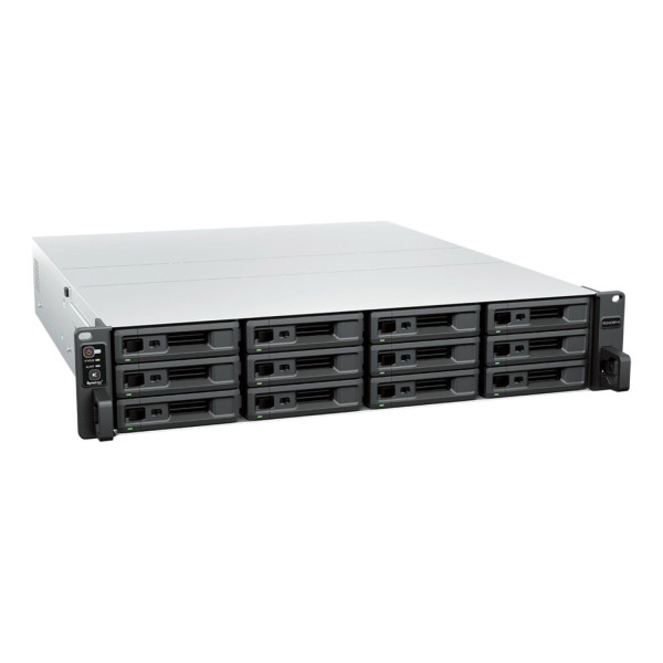 NAS SYNOLOGY RS2423RP+II /12 BAHIAS/ FUENTE REDUNDANTE/ NUCLEO CUADRUPLE 3.3GHZ/8GB DDR4/ HASTA 288 TB/ 1GBE LAN X2/ LAN 10GBE