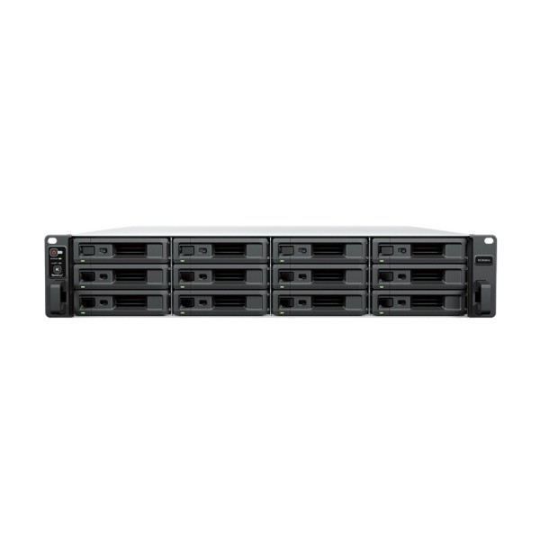NAS SYNOLOGY RS3626XS/ 12 BAHIAS/SEIS NUCLEOS 3.5 TURBO GHZ/8GB DDR4 ECC UDIMM/ 10GBE LAN X2/USB 3.2 X2/HASTA 288TB Y CON