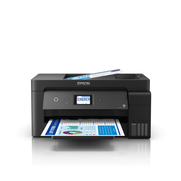 MULTIFUNCIONAL EPSON L14150, PPM 38 NEGRO/24 COLOR, TINTA CONTINUA, ECOTANK, USB, RED, WIFI, ADF, DOBLE CARTA, C11CH96301