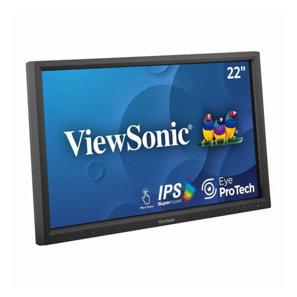 MONITOR TOUCH VIEWSONIC TD2223/ TECNLOGIA INFRARROJA / 10 PUNTOS TACTILES/ 22 PULGADAS/ FULL HD / 1920 X 1080 / VGA / TD2223-2