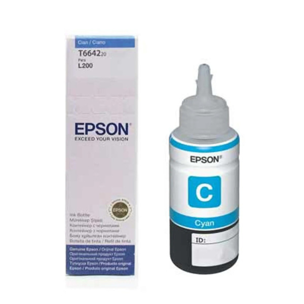 CARTUCHO EPSON MODELO 664 CYAN, PARA L110, L200, L210, L350, L355, L555, L300, L1300 T664220-AL