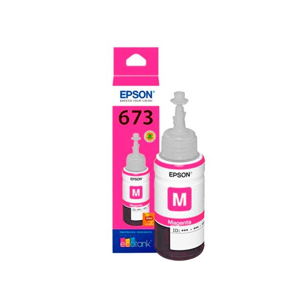 CARTUCHO EPSON MODELO 673 MAGENTA, PARA L800, L1800 , L805 T673320-AL