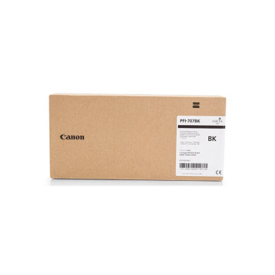 TANQUE DE TINTA CANON NEGRA PFI-707BK, CAPACIDAD 700 ML 9821B001AA