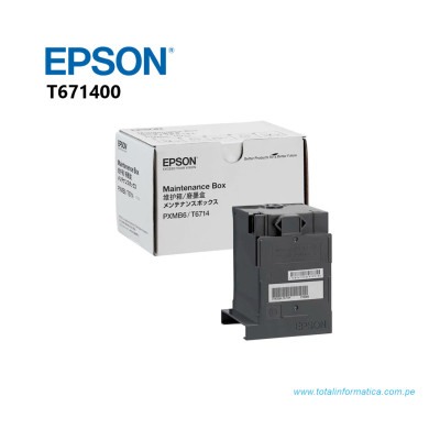 CAJA DE MANTENIMIENTO EPSON PARA WF-C869R T671400