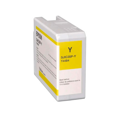 CARTUCHO EPSON SJIC35P-Y AMARILLO, PARA COLORWORKS C6500 / C6000 C13T44B420