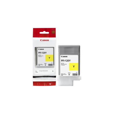 TANQUE DE TINTA CANON PFI-120Y AMARILLO, CAPACIDAD 130 ML 2888C001AA