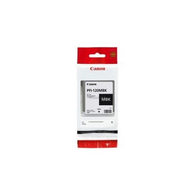 TANQUE DE TINTA CANON PFI-120MBK NEGRO MATE, CAPACIDAD 130 ML 2884C001AA