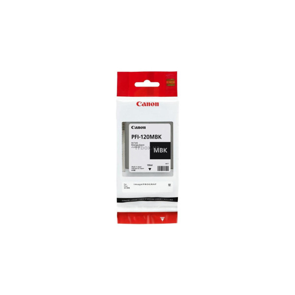 TANQUE DE TINTA CANON PFI-120MBK NEGRO MATE, CAPACIDAD 130 ML 2884C001AA