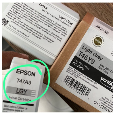 CARTUCHO EPSON MODELO T46Y CYAN, PARA PLOTTER P900 (50 ML) T46Y200