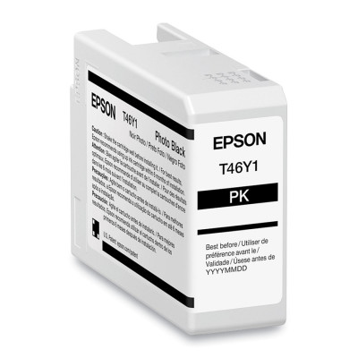 CARTUCHO EPSON MODELO T46Y NEGRO PHOTO, PARA PLOTTER P900 (50 ML) T46Y100