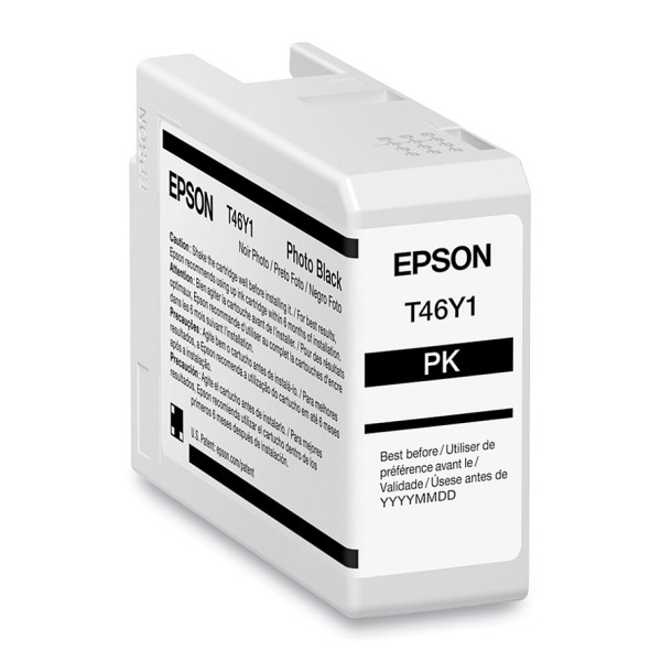 CARTUCHO EPSON MODELO T46Y NEGRO PHOTO, PARA PLOTTER P900 (50 ML) T46Y100