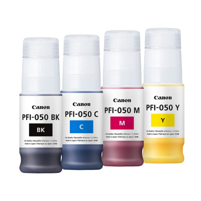 TANQUE DE TINTA CANON PFI-050C CYAN, CAPACIDAD 70 ML, COMPATIBLE TA-20,TA-30 5699C001AA
