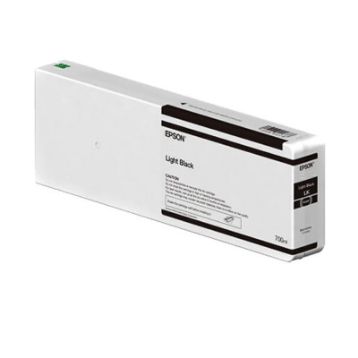 CARTUCHO EPSON MODELO T55K ULTRACHROME HD / HDX NEGRO CLARO, PARA PLOTTER P6000/ P7000/ P8000/ P9000 700 ML T55K700