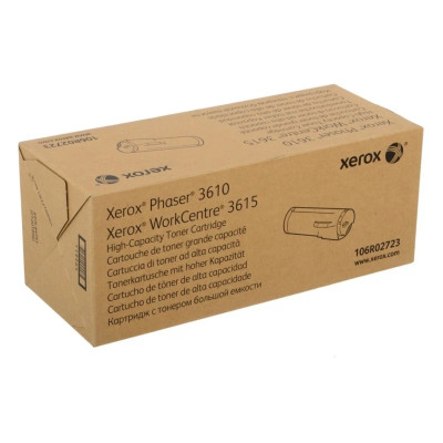 TONER XEROX 106R02732, NEGRO, ALTA CAPACIDAD, 25,300 PAGINAS, PARA PHASER 3610