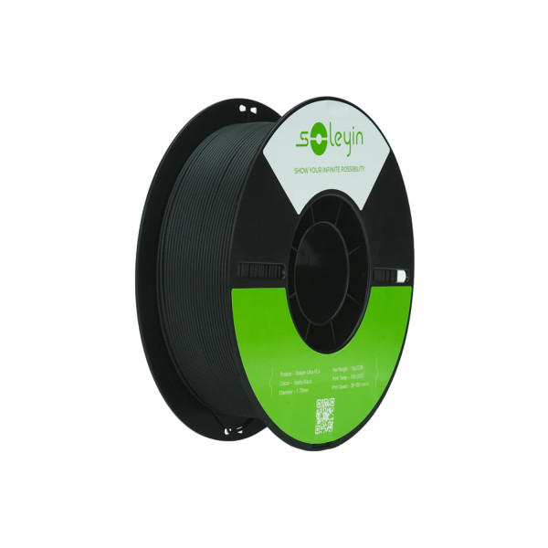 FILAMENTO DE IMPRESION CREALITY SOLEYIN ULTRA PLA MATTE BLACK BLACK 3301010513