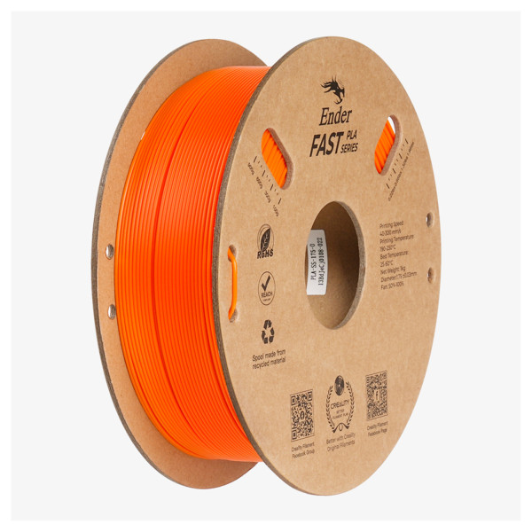 FILAMENTO DE IMPRESION 3D CREALITY ENDER FAST PLA ORANGE 1KG 3301010430