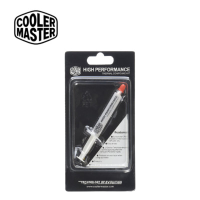 PASTA TERMICA COOLER MASTER HIGH PERFORMANCE/ 2.37 GRAMOS / COLOR BLANCO / ALTO RENDIMIENTO / NO CORROSIVA HTK-002-U1