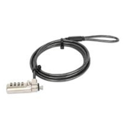 CANDADO LAPTOP NANO, MANHATTAN, 440493, COMBINACIÓN 1.8MTS GRIS