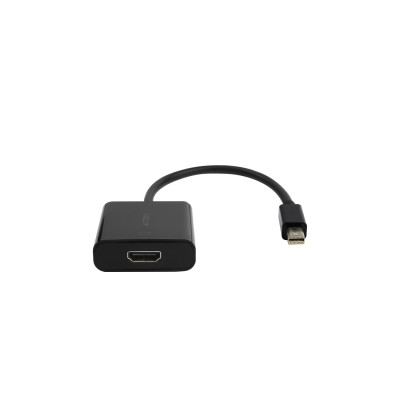 ADAPTADOR ACTECK SHIFT PLUS AH430 / MINI DISPLAYPORT - HDMI / 4K / 20 CM / NEGRO / AC-934770