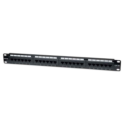 PANEL PARCHEO,INTELLINET,513555, CAT 5E, 24 PTOS 1 NIV. RACK