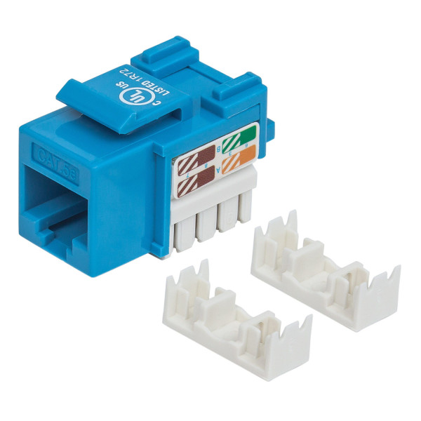 JACK ,INTELLINET,210546,CAT 5E DE IMPACTO KEYSTONE AZUL