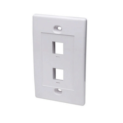 Tapa Faceplate Intellinet 163293 2 Perforación blanco