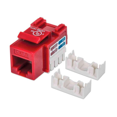 JACK,INTELLINET,210614, CAT 6 DE IMPACTO KEYSTONE ROJO