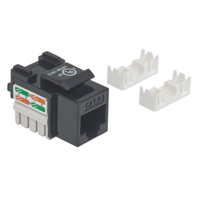 JACK,INTELLINET,210720, CAT 6 DE IMPACTO (KEYSTONE) NEGRO