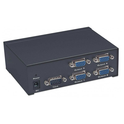 VIDEO SPLITTER,MANHATTAN,207348, SVGA 1 IN 4 OUT ALTA RESOLUCION