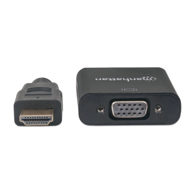 CONVERTIDOR,MANHATTAN,151467, VIDEO HDMI A SVGA, BOLSA