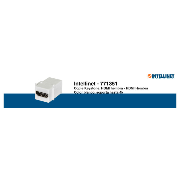 COPLE HDMI,INTELLINET,771351,KEYSTONE BLANCO