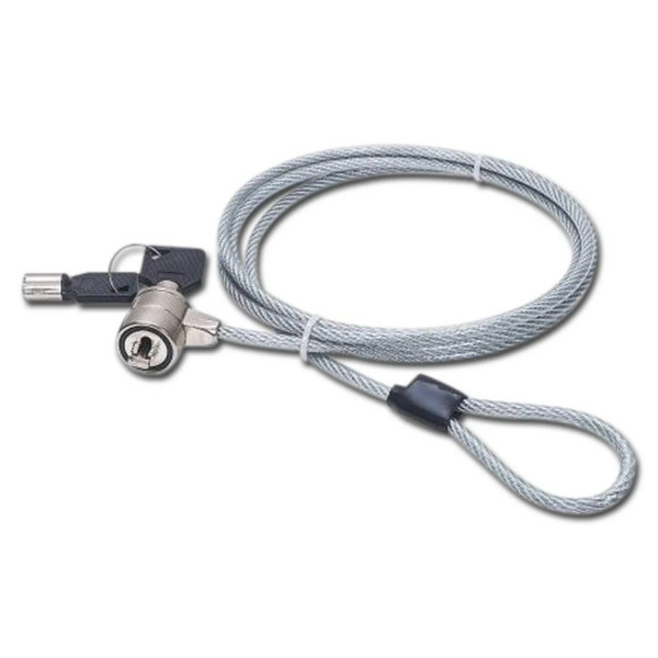 CANDADO LAPTOP,MANHATTAN,440271, LLAVE 1.4M, GRIS