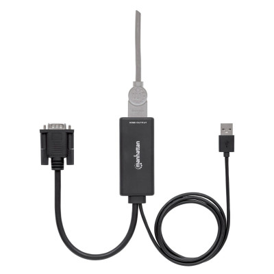 CONVERTIDOR VIDEO,MANHATTAN,152426, SVGA+AUDIO USB A HDMI