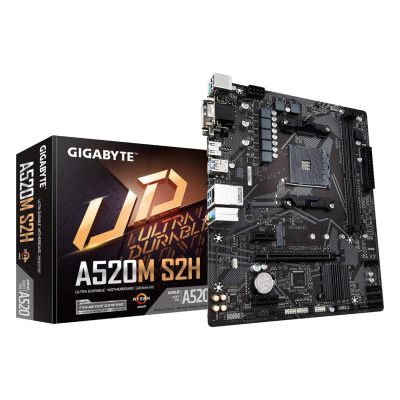 GIGABYTE A520M S2H Tarjeta Madre AM4
