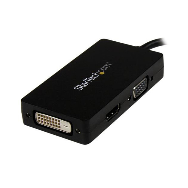 ADAPTADOR DE VIDEO DISPLAYPORT A VGA DVI O HDMI - CONVERTIDOR A/V 3 EN 1 PARA VIAJES - 1080P - 1920X1200 - STARTECH.COM MOD.