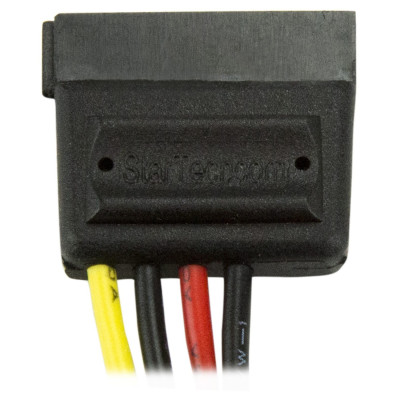 ADAPTADOR DE 15CM DE LARGO DE ALIMENTACION LP4 A SATA - 1X LP4 MACHO - 1X SATA DE PODER 15 PINES - STARTECH.COM MOD. SATAPOWADAP