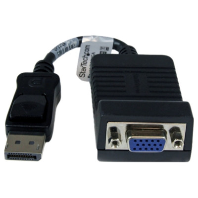 ADAPTADOR DE VIDEO DISPLAYPORT A VGA CON AUDIO CONVERTIDOR HEMBRA VGA HD15 A MACHO DP 1920X1200 - STARTECH.COM MOD. DP2VGAA