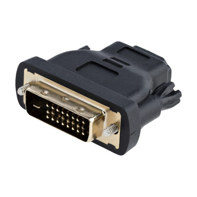 ADAPTADOR DE VIDEO HDMI A DVI - DVI-D MACHO - HDMI HEMBRA - CONVERTIDOR DE VIDEO - NEGRO - STARTECH.COM MOD. HDMIDVIFM