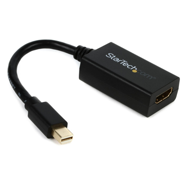 ADAPTADOR DE VIDEO MINI DISPLAYPORT A HDMI - CABLE CONVERTIDOR - HEMBRA HDMI - MACHO MINI DP - HASTA 1920X1200 - PASIVO -