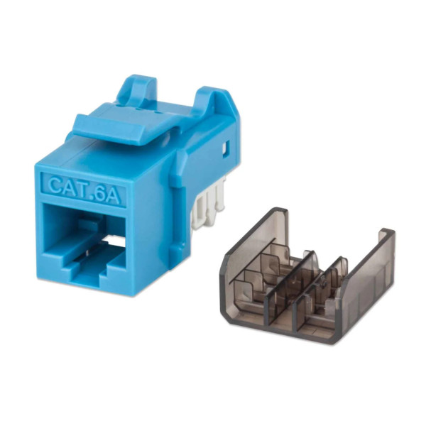 JACK,INTELLINET,772334, CAT 6A DE IMPACTO (KEYSTONE) AZUL