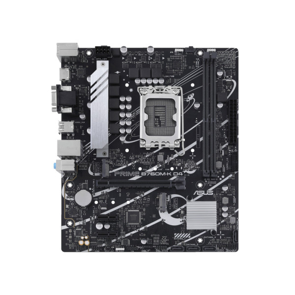 MB ASUS B760 INTEL S-1700 14A GEN /2X DDR4 3200 /HDMI /VGA /2X M.2 /4X USB 3.2 /MICRO ATX /GAMA MEDIA PRIME B760M-K D4