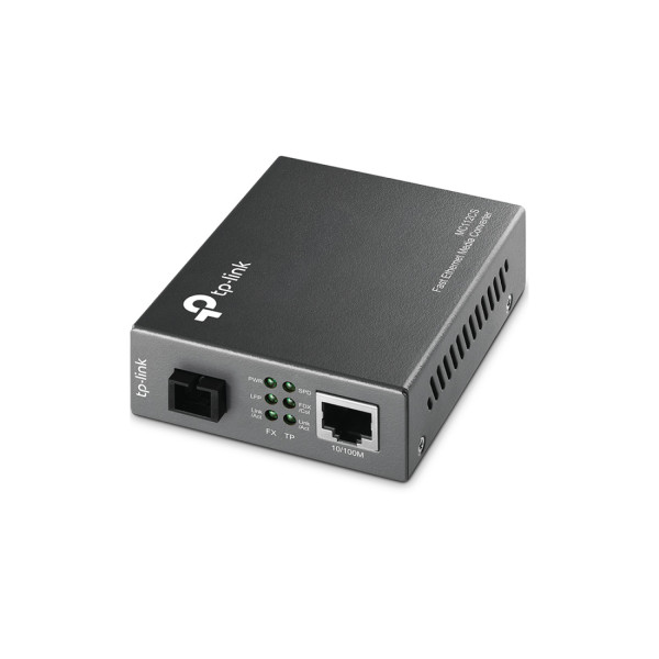 CONVERTIDOR DE MEDIOS | TP-LINK | MC112CS | MONO MODO WDM CONECTOR DE FIBRA SC A RJ45 10/100MBPS DUPLEX